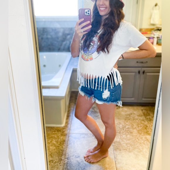 Maternity Side Stretch Cut-Offs - Picture 3 of 3